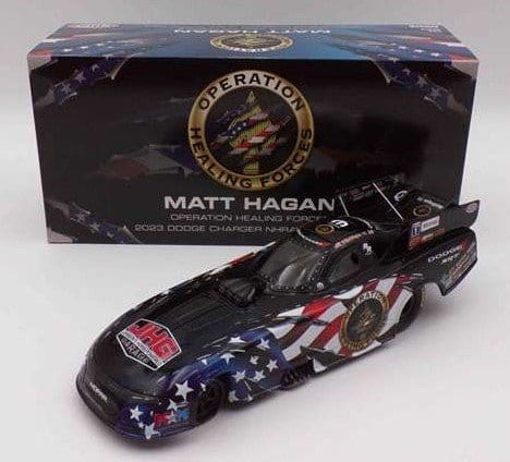 1/24 2023 Matt Hagan Operation Healing Force NHRA Mopar Funny Car Diecast Model**