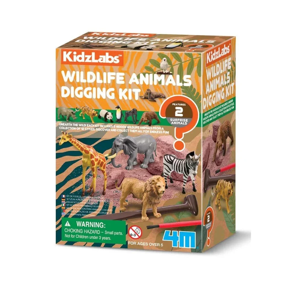 4M - KidzLabs - Wildlife Animals Digging Kit**