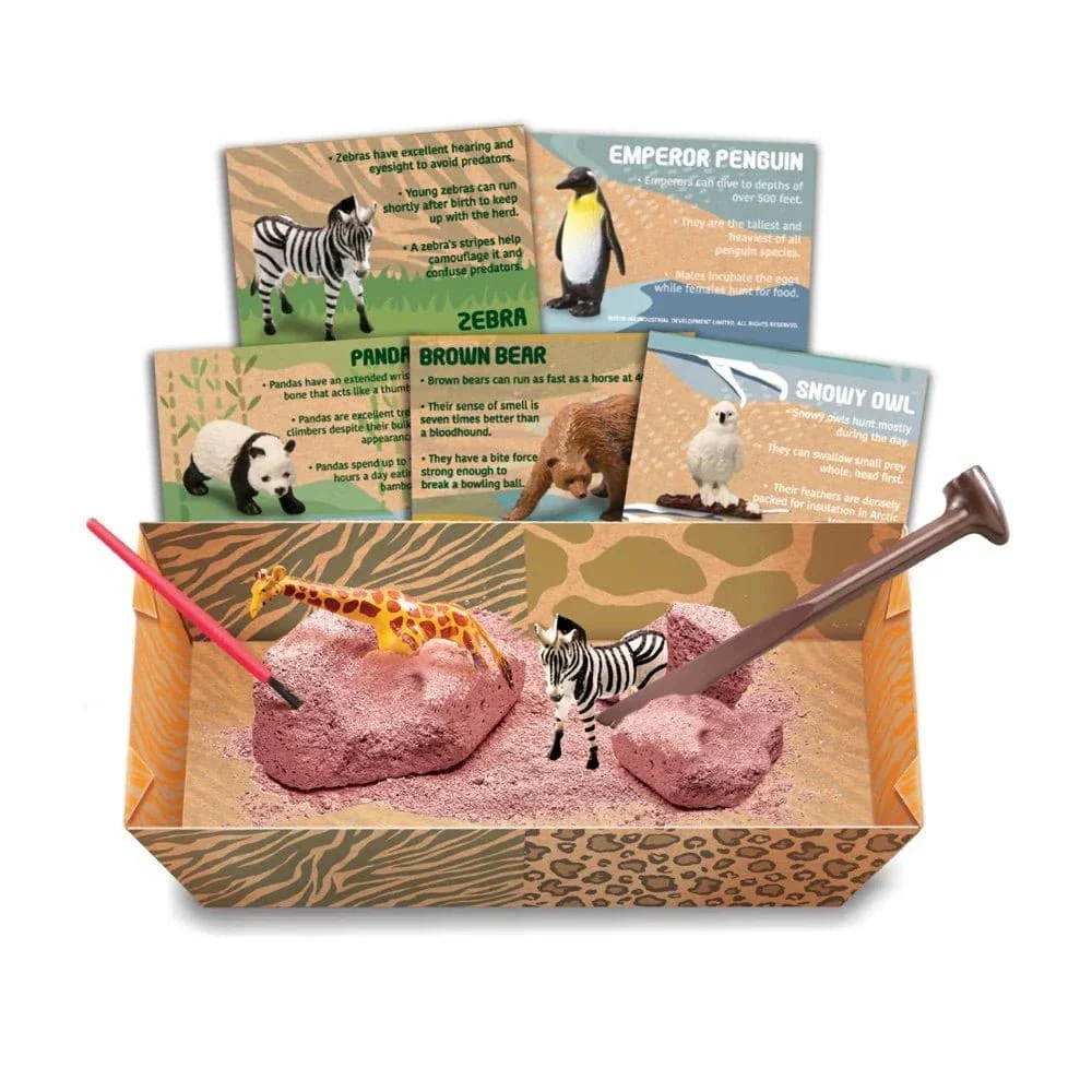 4M - KidzLabs - Wildlife Animals Digging Kit** - Image 2