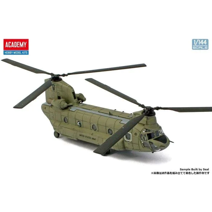 Academy 1/144 CH-47D/F/J/HC.Mk.1 "4 Nations" Plastic Model Kit [12624] - Image 2