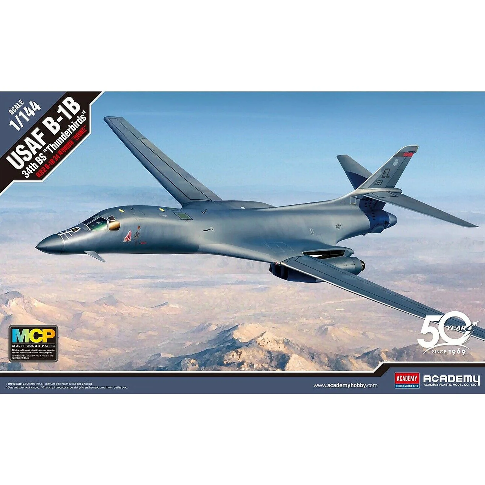 Academy 1/144 Usaf-B-1B 34Th Bs Thunderbirds