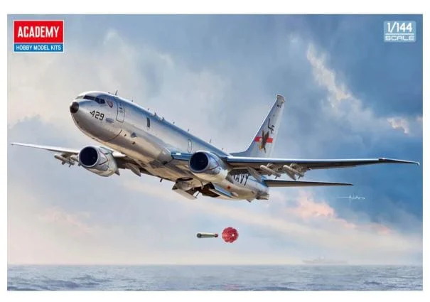 Academy 1/144 USN P-8A Poseidon w/Australian RAAF Markings Plastic Model Kit