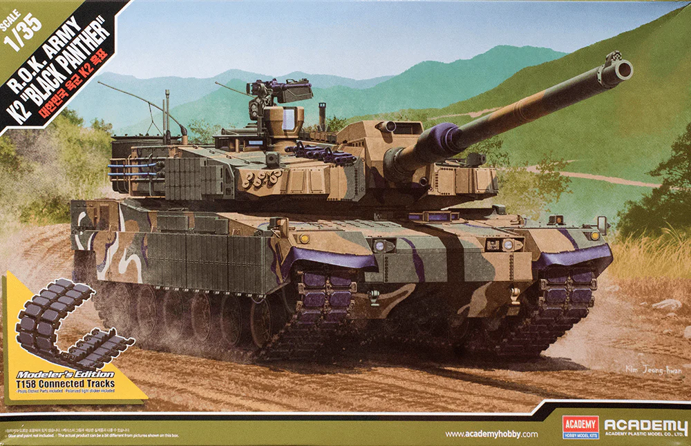 Academy 1/35 Rok Army K2 Black Panther Tank