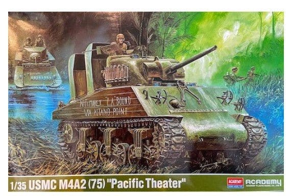 Academy 1/35 USMC M4A2 (75) "Pacific theater" Plastic Model Kit