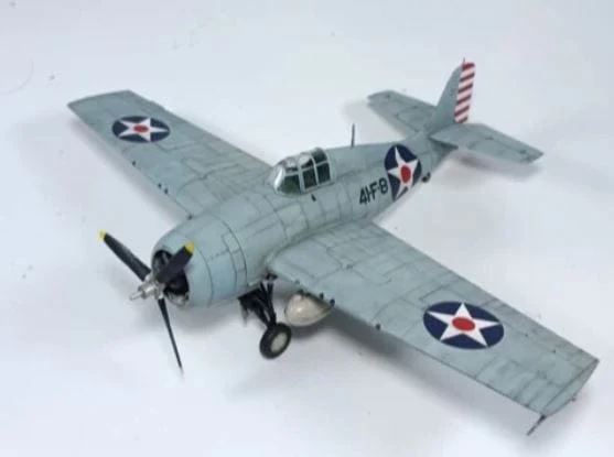 Academy 1/48 Grumman F4F-4 Wildcat Battle of Midway Plastic Model Kit