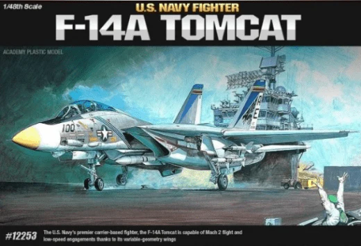 Academy 1/48 Us Navy Fighter F-14A Tomcat