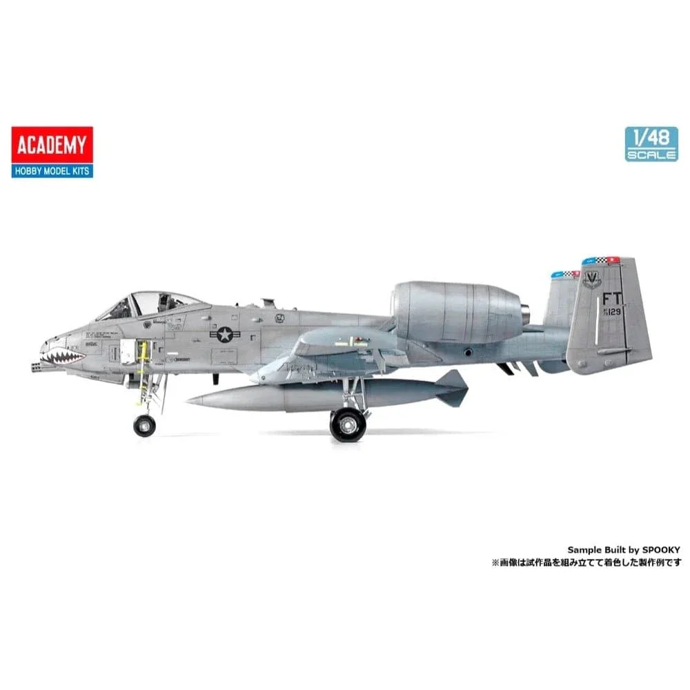 Academy 1/48 USAF A-10C 75th FS Flying Tigers Plastic Model Kit [12348] - Image 3