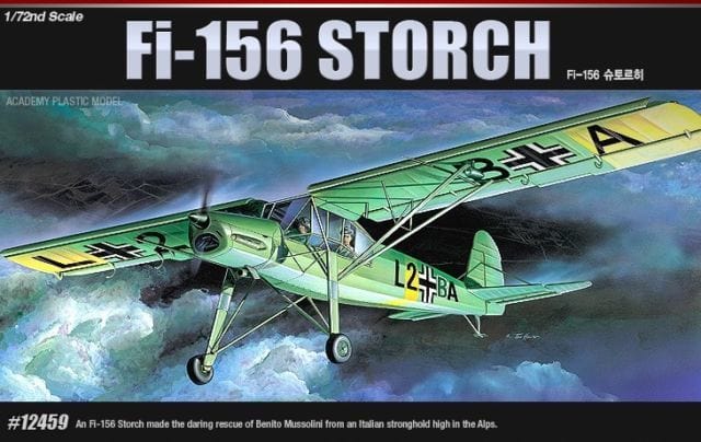 Academy 1/72 Fieseler Fi-156 Storch Plastic Model Kit