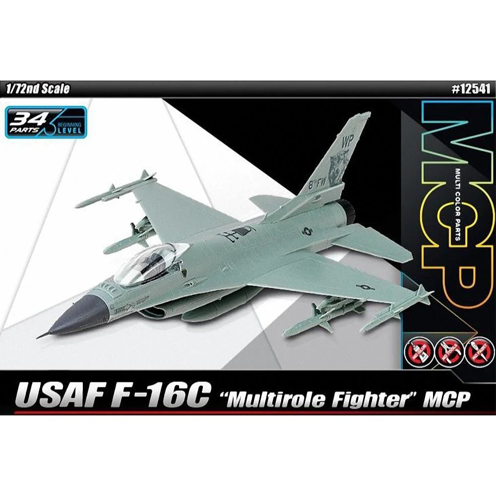 Academy 1/72 USAF F-16C Multirole Fighter Snap Kit