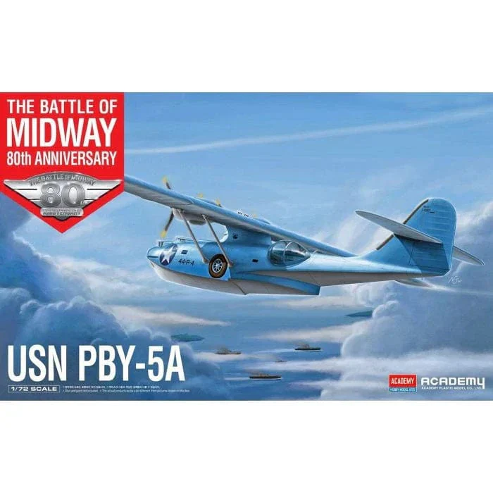 Academy 1/72 USN PBY-5A "Battle of Midway" Plastic Model Kit [12573]