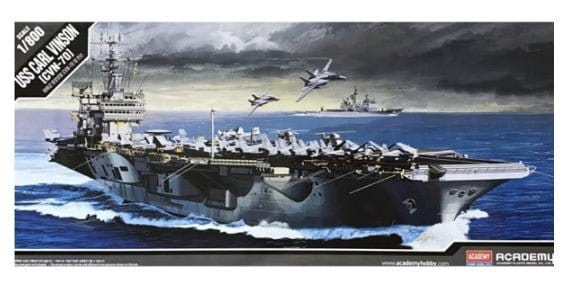 Academy 1/800 USS Carl Vinson CVN-70 Plastic Model Kit
