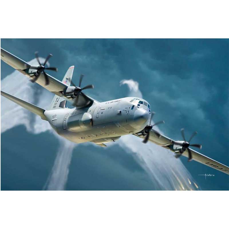 Academy 12631 1/144 C-130J-30 Super Hercules Plastic Model Kit - Image 2