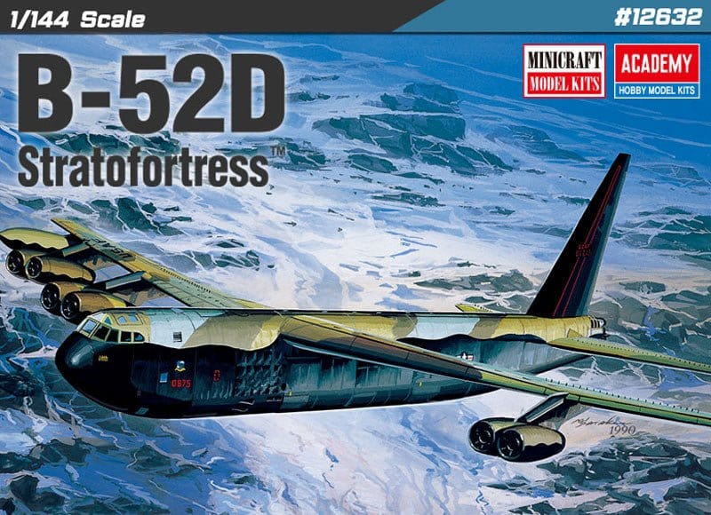 Academy 12632 1/144 Boeing B-52D Stratofortress Plastic Model Kit