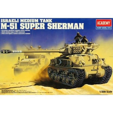 Academy 13254 1/35 M-51 Super Sherman Isreali Medium Tank