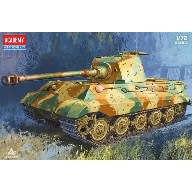 Academy 13423 1/72 German King Tiger "Henschel Turret" Plastic Model Kit