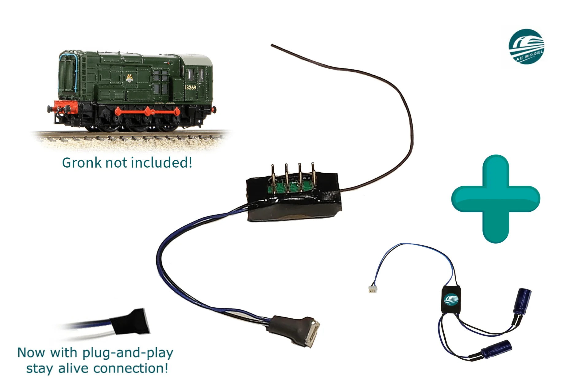 AE Model Gronk Pack - for DCC Ready Bachmann 08 Locos - Image 3