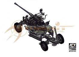 AFV Club AF35163 1/35 40mm Automatic Gun M1 (Bofors 40mm AA) Plastic Model Kit - Image 2