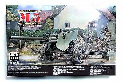 AFV Club AF35181 1/35 3 Inch Gun M5 And Carriage M6 Plastic Model Kit