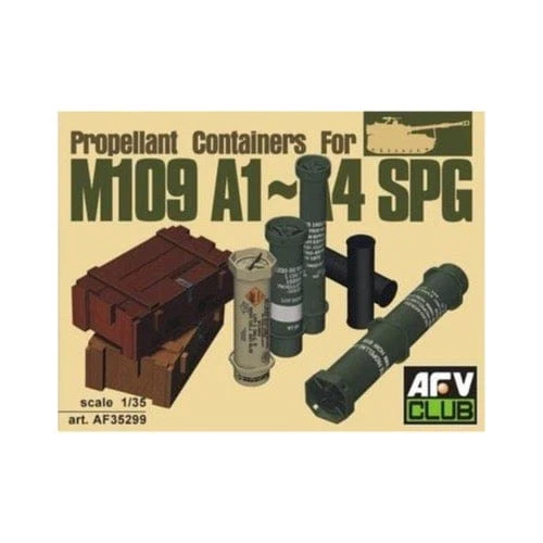 AFV Club AF35299 1/35 Propellant Containers For M109 A1-A4 SPG Plastic Model Kit**