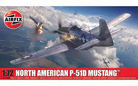Airfix 01004B 1/72 North American P-51D Mustang Plastic Model Kit