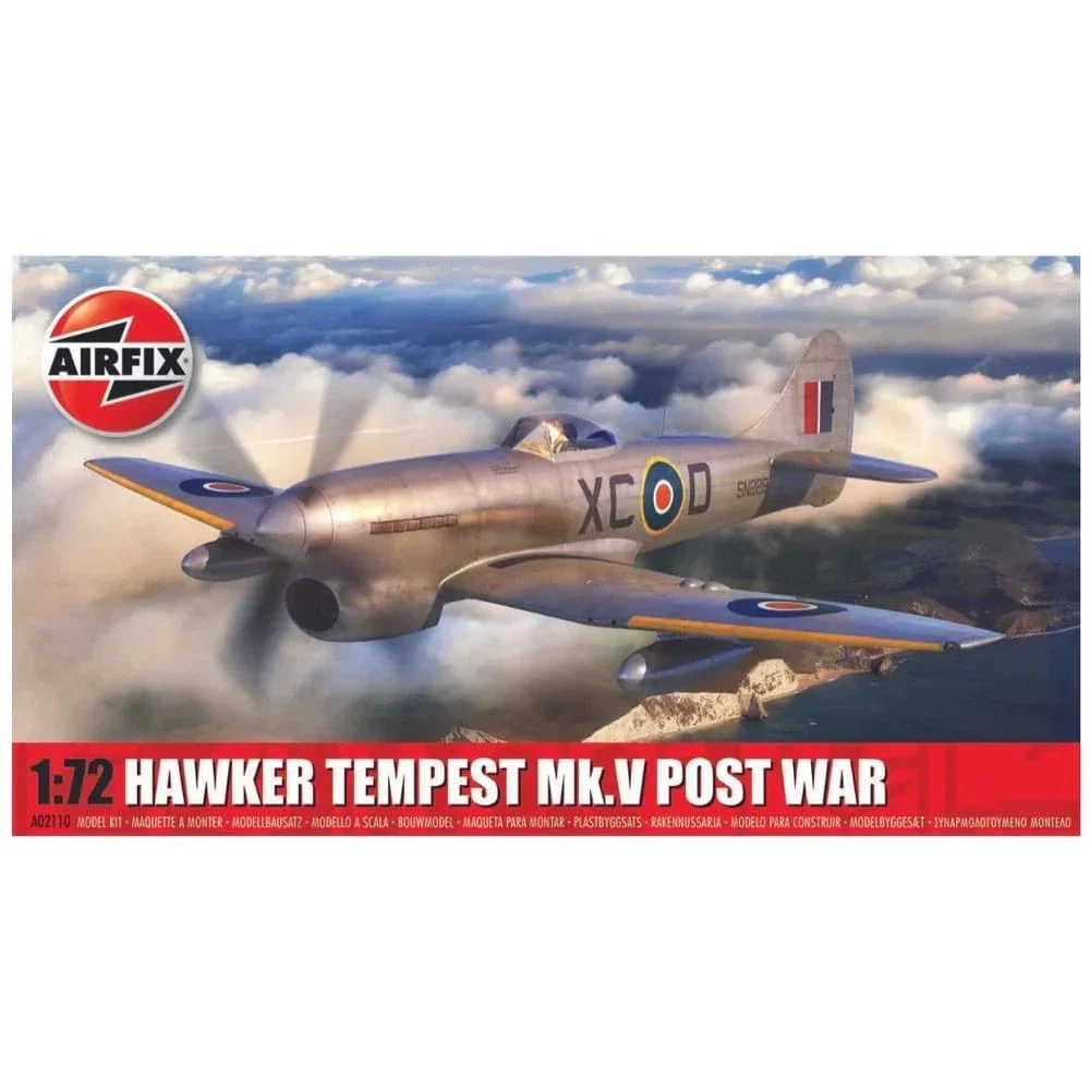 Airfix 02110 1/72 Hawker Tempest Mk.V Post War Plastic Model Kit