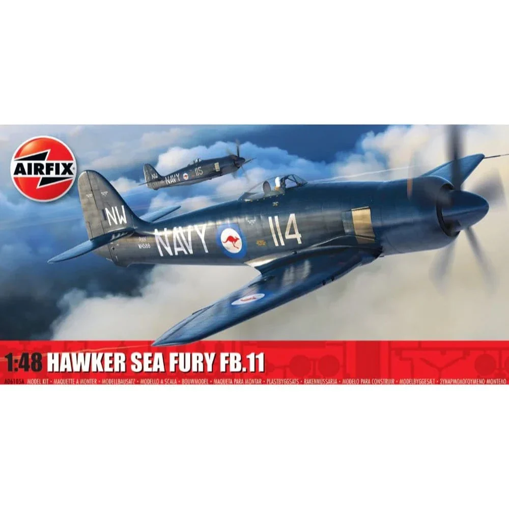 Airfix 06105A 1/48 Hawker Sea Fury FB.II Plastic Model Kit