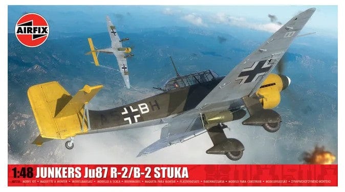 Airfix 1/48 Junkers Ju87 R-2/B-2 Stuka Plastic Model Kit [A07115A]