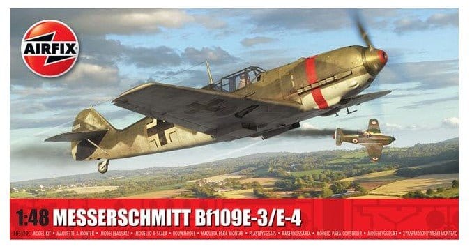 Airfix 1/48 Messerschmitt Bf109E-3/E-4 Plastic Model Kit [A05120C]