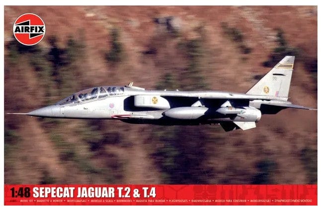 Airfix 1/48 Sepecat Jaguar T.2 & T.4 Plastic Model Kit [A11011]