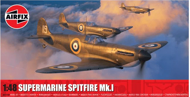 Airfix 1/48 Supermarine Spitfire Mk.I Plastic Model Kit [A05126B]