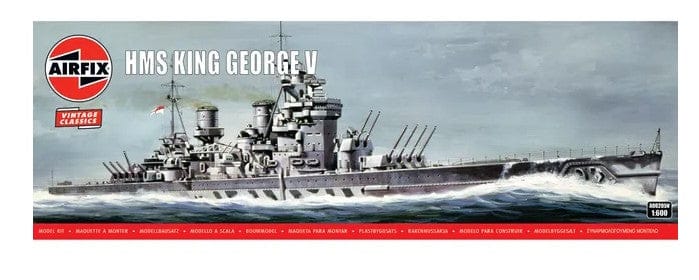 Airfix 1/600 HMS King George V Plastic Model Kit [A06205V]