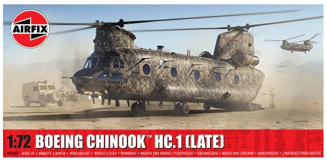 Airfix 1/72 Boeing Chinook HC.1 (Late) Plastic Model Kit [A06024]