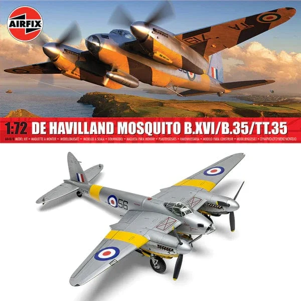 Airfix 1/72 de Havilland Mosquito B.XVI / B.35 / TT.35 Plastic Model Kit [A04070]