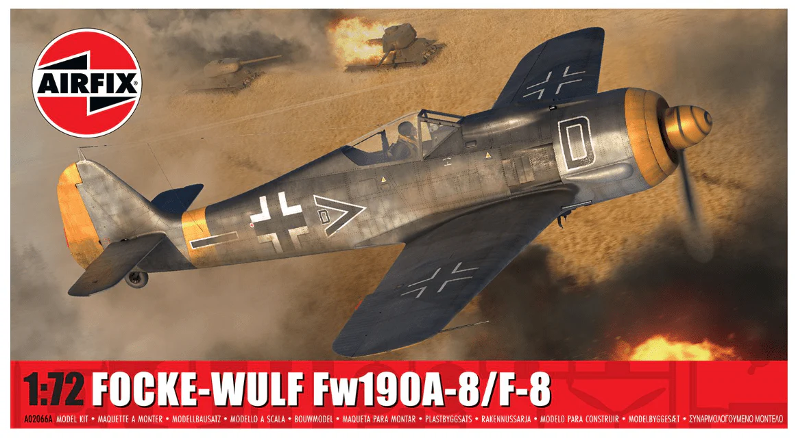 Airfix 1/72 Focke-Wulf Fw190A-8/F-8 Plastic Model Kit [A02066A]
