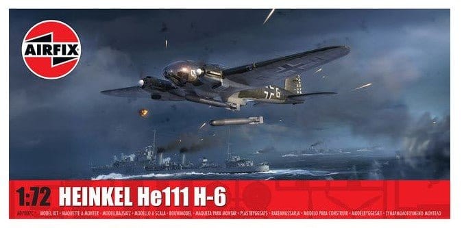 Airfix 1/72 Heinkel He111 H-6 Plastic Model Kit [A07007C]