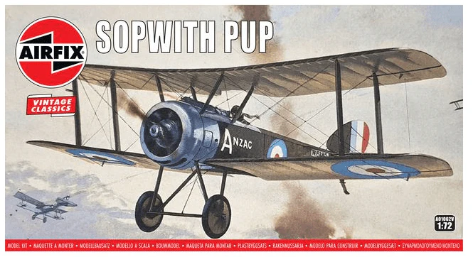 Airfix 1/72 Sopwith Pup Plastic Model Kit [A01062V]