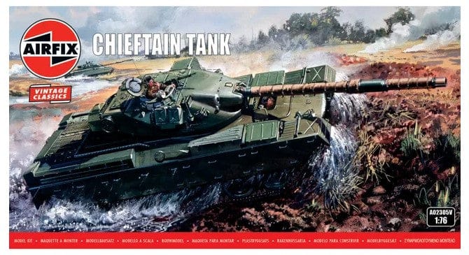 Airfix 1/76 Chieftain Tank Plastic Model Kit [A02305V]