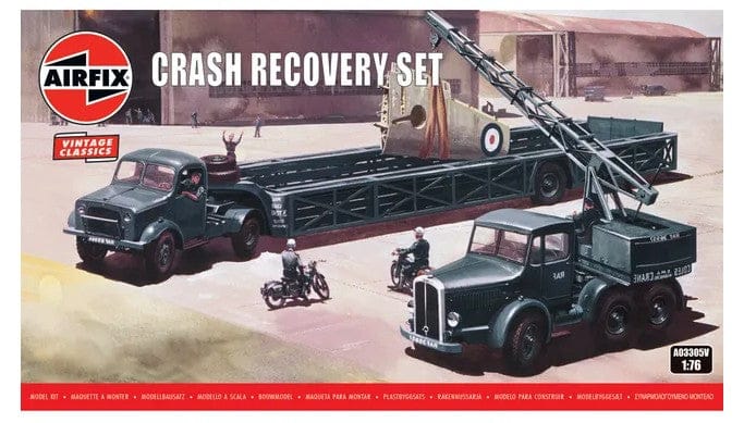 Airfix 1/76 Crash Recovery Set Plastic Model Kit [A03305V]