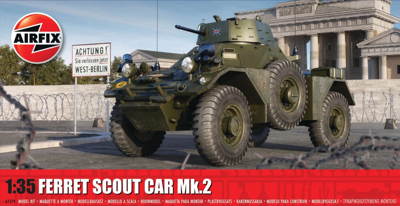 Airfix 1379 1/35 Ferret Scout Car Mk.2 Plastic Model Kit