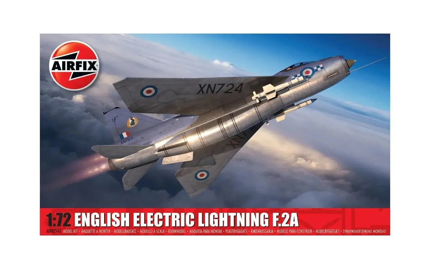 Airfix 04054A 1/72 BAC/EE English Electric Lightning F.2A Plastic Model Kit