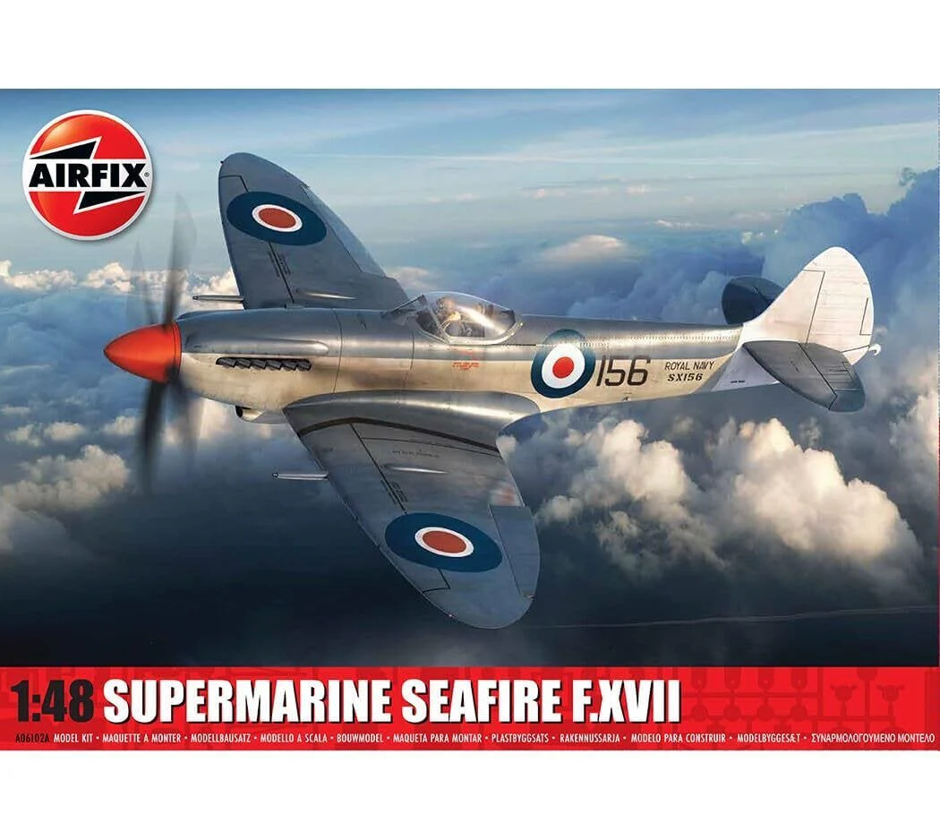 Airfix 06102A 1/48 Supermarine Seafire F.XVII Plastic Model Kit