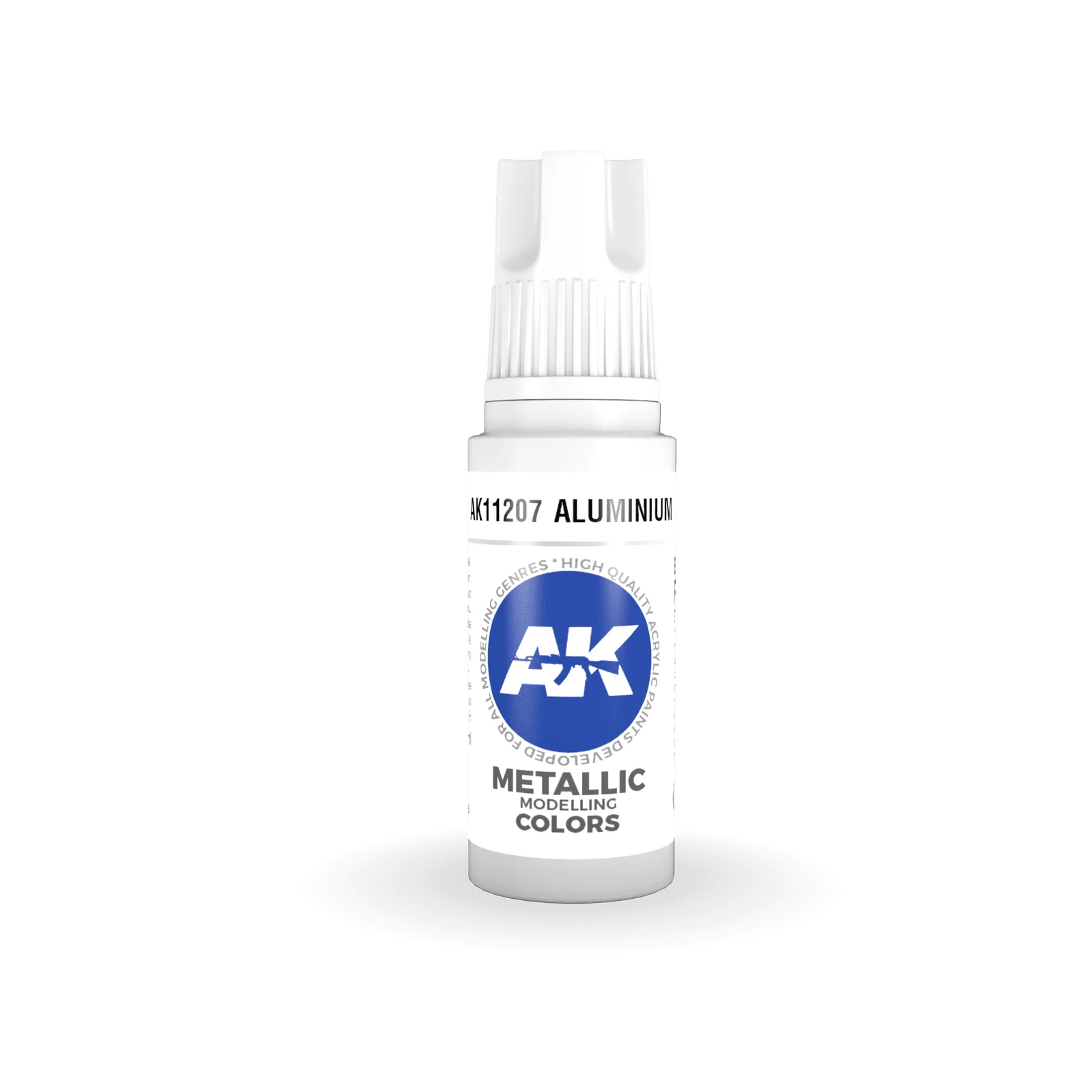 AK Interactive Aluminium Metallic Acrylic Paint 17ml 3rd Generation [AK11207]