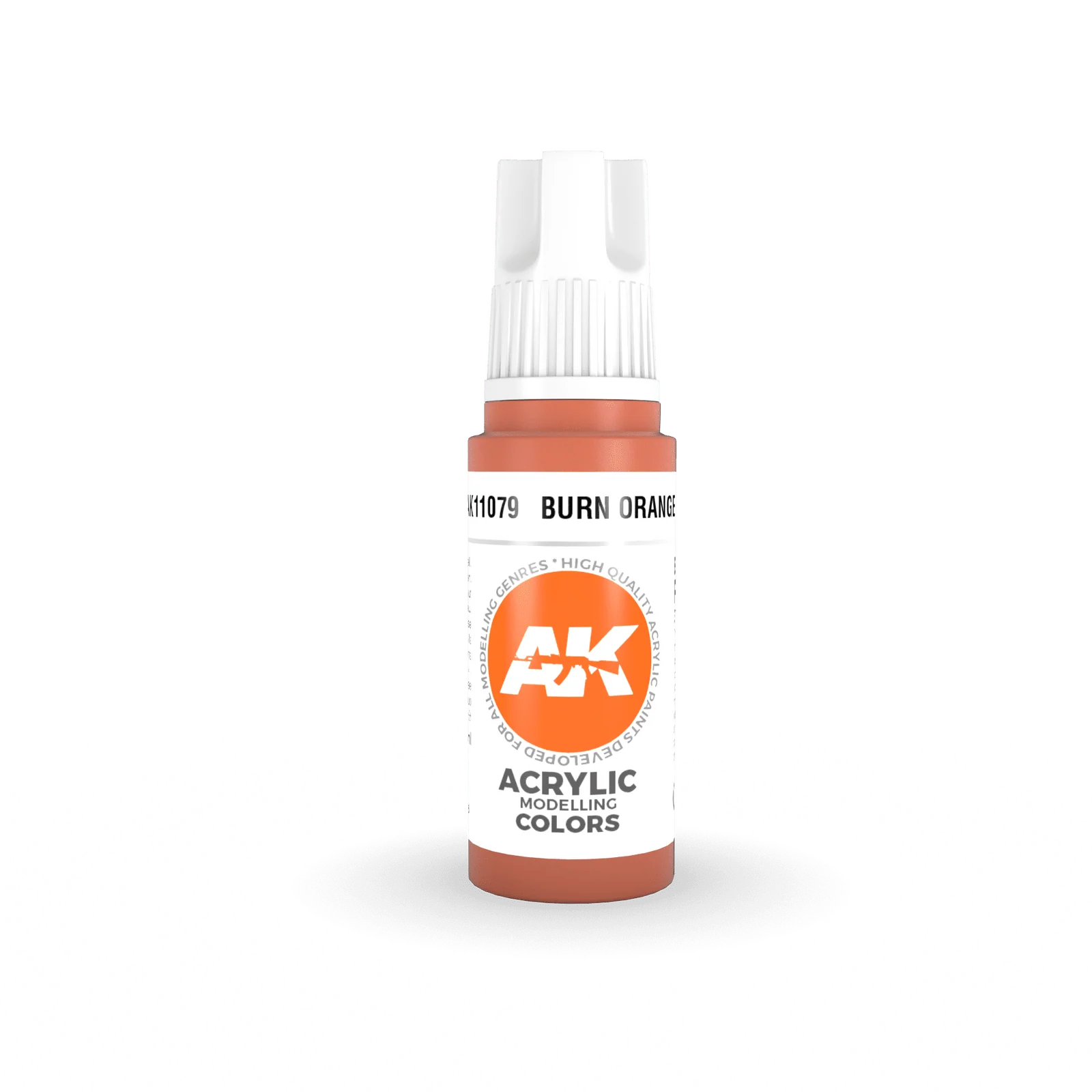 AK Interactive Burn Orange Acrylic Paint 17ml 3rd Generation [AK11079]