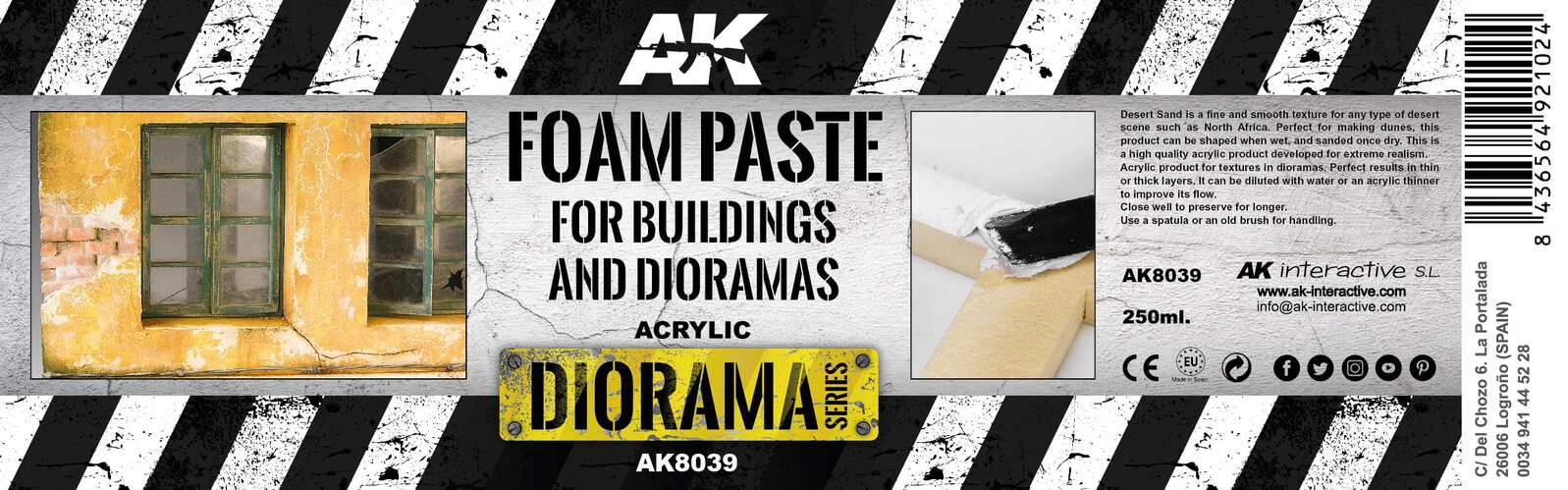 AK Interactive Dioramas: Foam Texturizer & Sealer - Image 2
