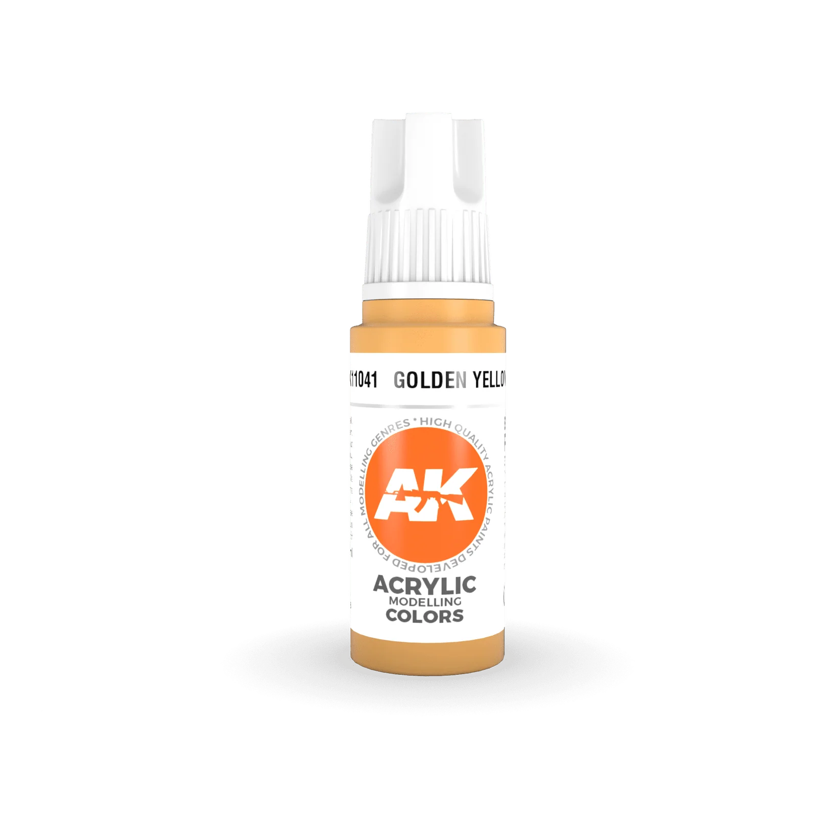 AK Interactive Golden Yellow Acrylic Paint 17ml 3rd Generation [AK11041]