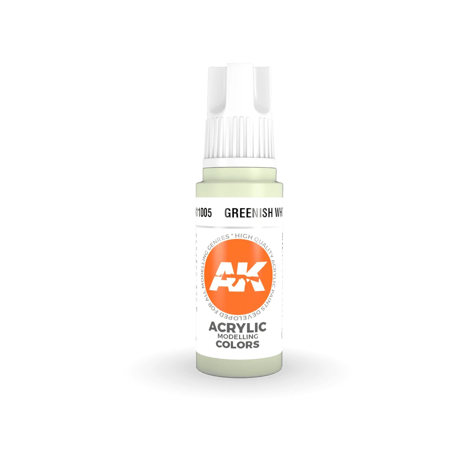 AK Interactive Greenish White Acrylic Paint 17ml 3rd Generation [AK11005]