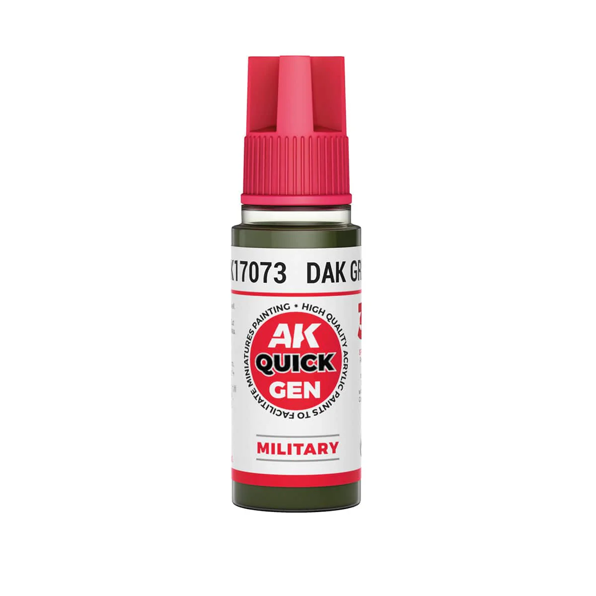 AK Interactive Quick Gen: DAK Green - 18ml Acrylic Paint
