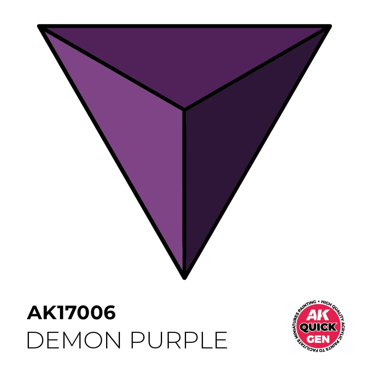 AK Interactive Quick Gen: Demon Purple - 18ml Acrylic Paint - Image 2