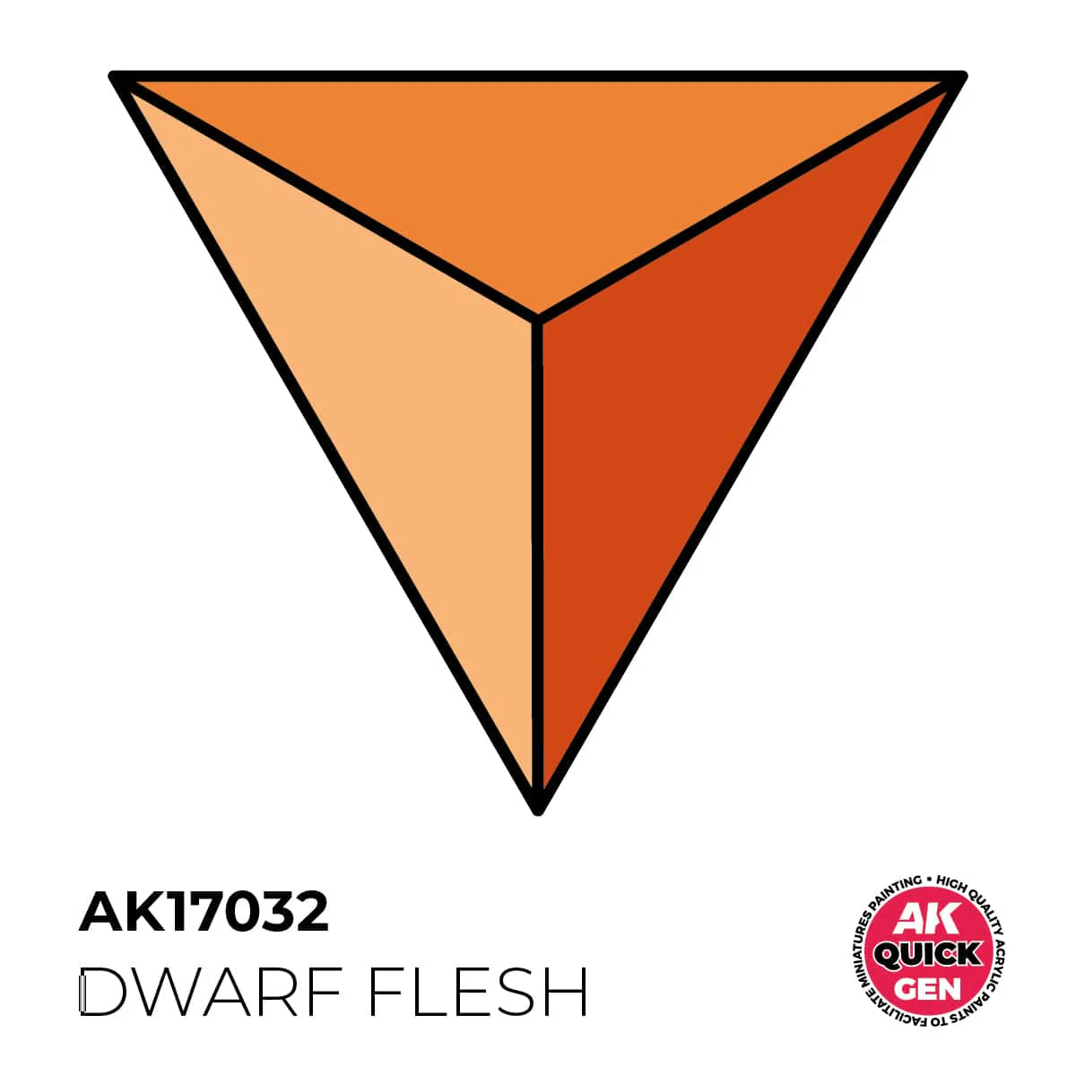 AK Interactive Quick Gen: Dwarf Flesh - 18ml Acrylic Paint - Image 2