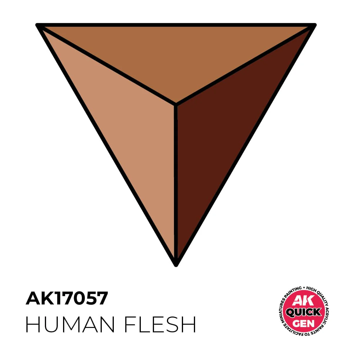 AK Interactive Quick Gen: Human Flesh - 18ml Acrylic Paint - Image 2